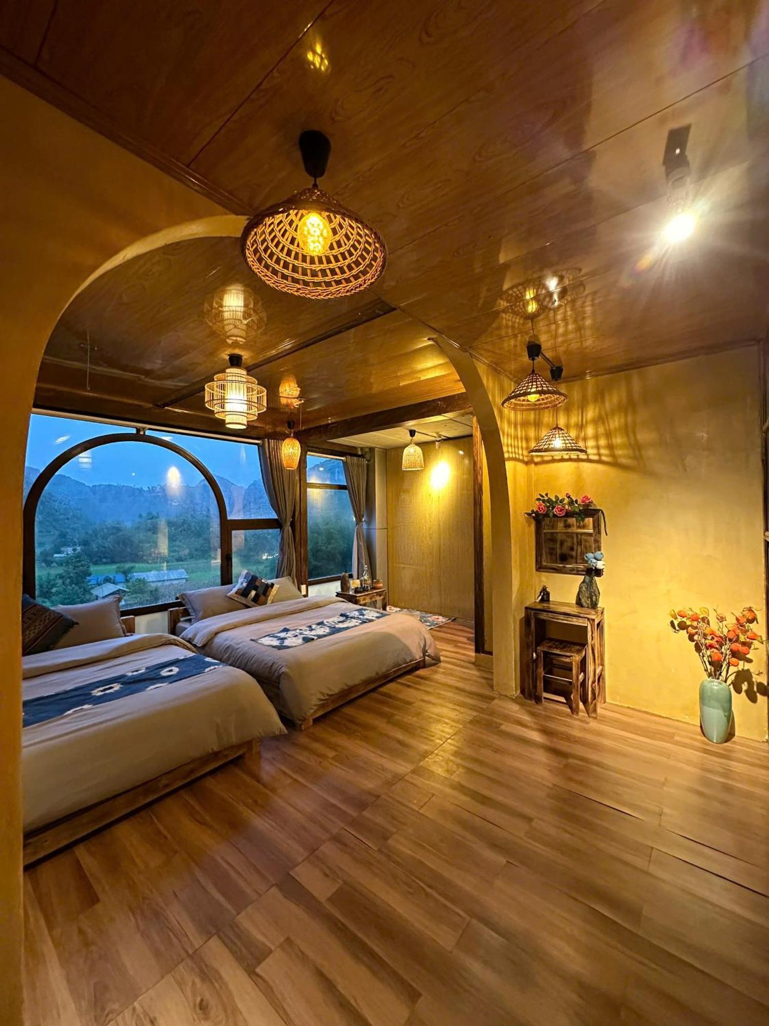 Khoi Homestay And Restaurant Loung Co Exterior foto